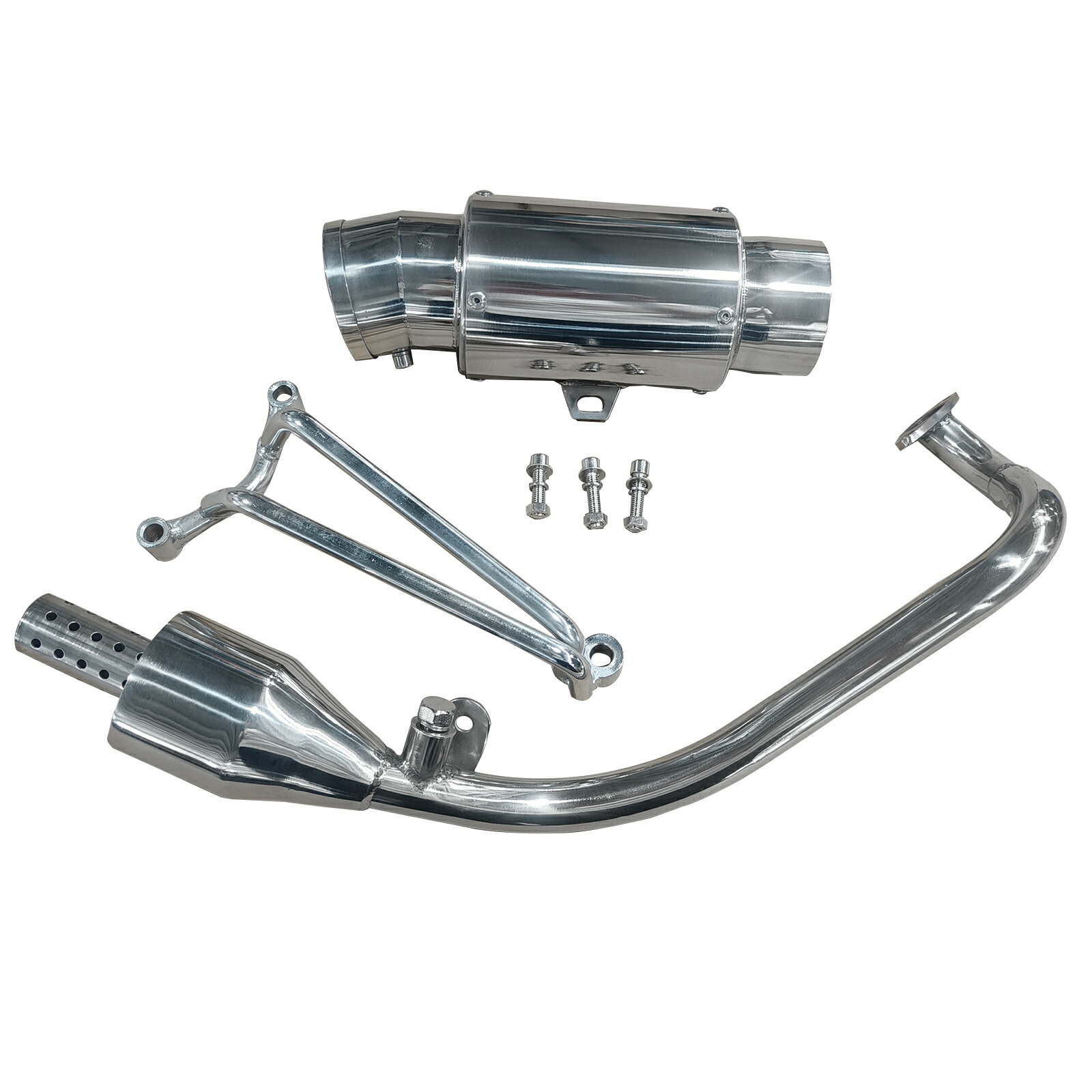 スズキ アドレスV125/G CF46A O2センサー付 チタン フルエキゾーストマフラー エナジープライス