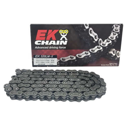 EKチェーン(江沼チェーン) LMXシリーズ 520LMX-118L スチール MLJ(カシメジョイント) 520LMX-118L-MLJ バイク チェーン 6,913円