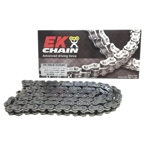 EKチェーン(江沼チェーン) LMXシリーズ 520LMX-96L シルバー SKJ(セミプレスクリップジョイント) 520LMX(CR/NP)-96L-SKJ バイク チェーン