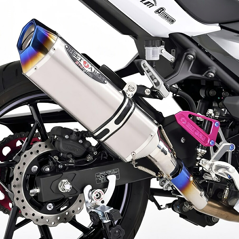 BEET(ビート) NASSERT Evolution Type II スリップオンマフラー クリアチタンサイレンサー Ninja400(18-23) 0228-KH6-50 バイク スリップオンマフラー・サイレンサー|パーツダイレクト店