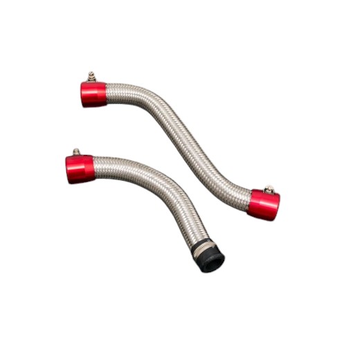 ARCHI(アーキ) ステンメッシュラジエターチューブセット ver.2 EARLS ECON-O-FIT限定仕様 レッド Z900RS(21-) 189-2629 バイク ラジエーターホース|パーツダイレクト店