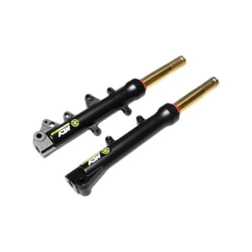 nmax nmax155 NCYフロントフォーク N-MAX 美品 正規品 NCY高品質カスタムフロントフォーク シルバー 高耐久