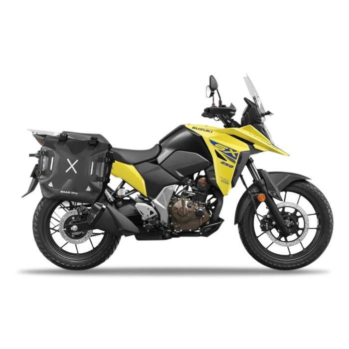 SHAD(シャッド) 【セット品】TR30 TERRA 防水サイドバッグ+フィッティングキット Vストローム250SX(23-26) バイク|パーツダイレクト店