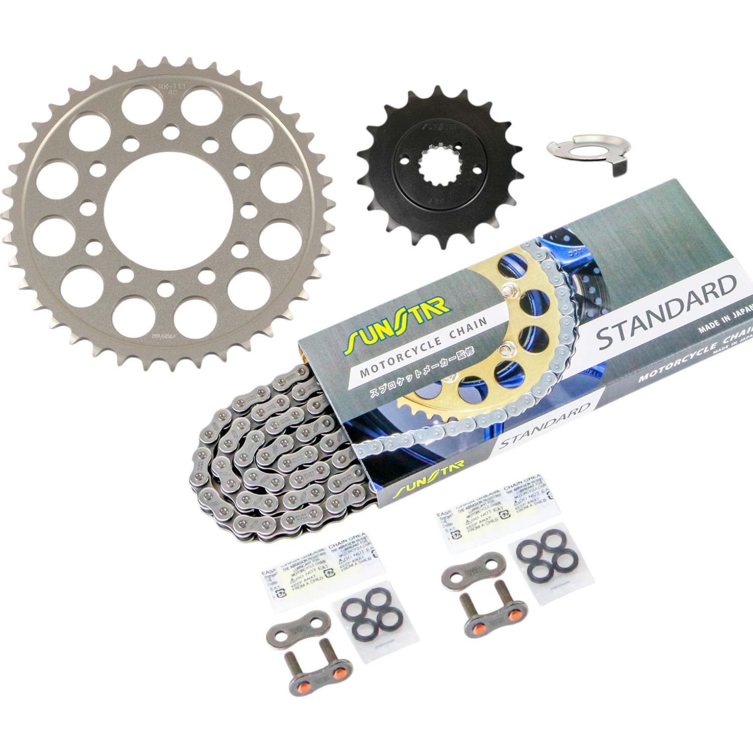 SUNSTAR スプロケット&チェーンキット KS4H911 バイク 駆動系セット