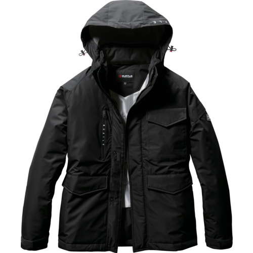 BURTLE 防水防寒ジャケット ブラック 7620-35-XL 762035XL 作業 安全 保安 作業服
