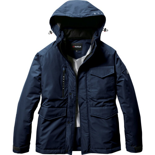 BURTLE 防水防寒ジャケット ネイビー 7620-3-XXL 76203XXL 作業 安全 保安 作業服