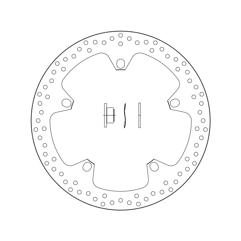 Brembo(ブレンボ) セリエオロ 168B407D7 リジッドブレーキディスク バイク ディスクローター｜パーツダイレクト店