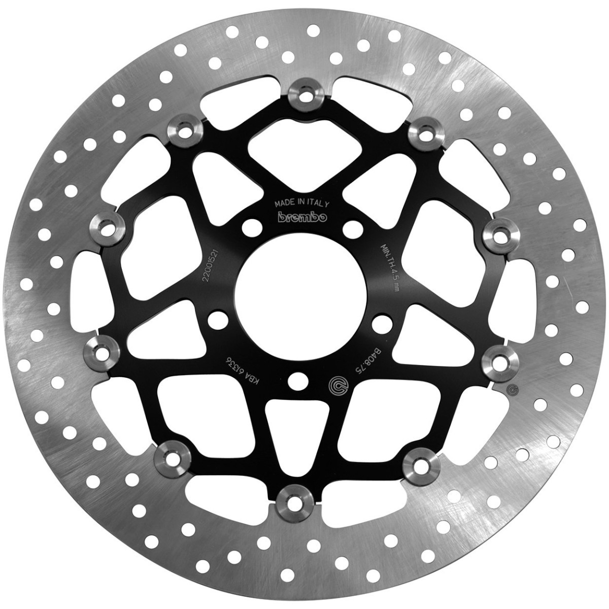 Brembo(ブレンボ) セリエオロ 78B40875 フローティング ブレーキディスク バイク ディスクローター