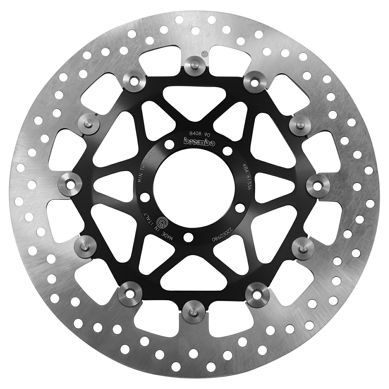 Brembo(ブレンボ) セリエオロ 78B40890 フローティング ブレーキディスク バイク ディスクローター｜パーツダイレクト店