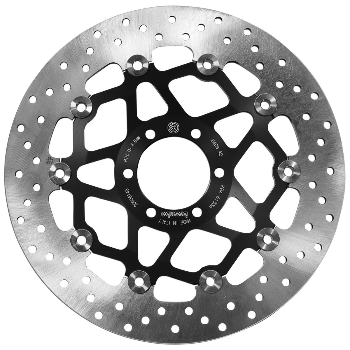 Brembo(ブレンボ) セリエオロ 78B408A2 フローティング ブレーキディスク バイク ディスクローター