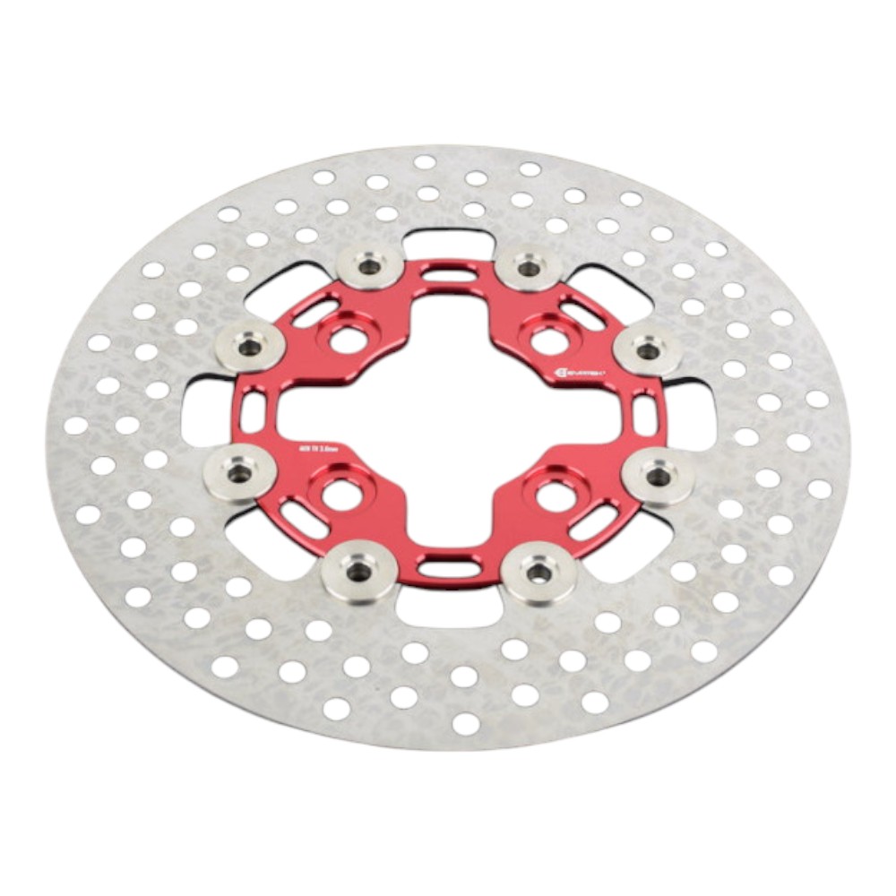 EVATEK(エヴァテック) リアブレーキ220mm ディスク単品 レッド ハンターカブCT125 EVT-3104-RD バイク ディスクローター
