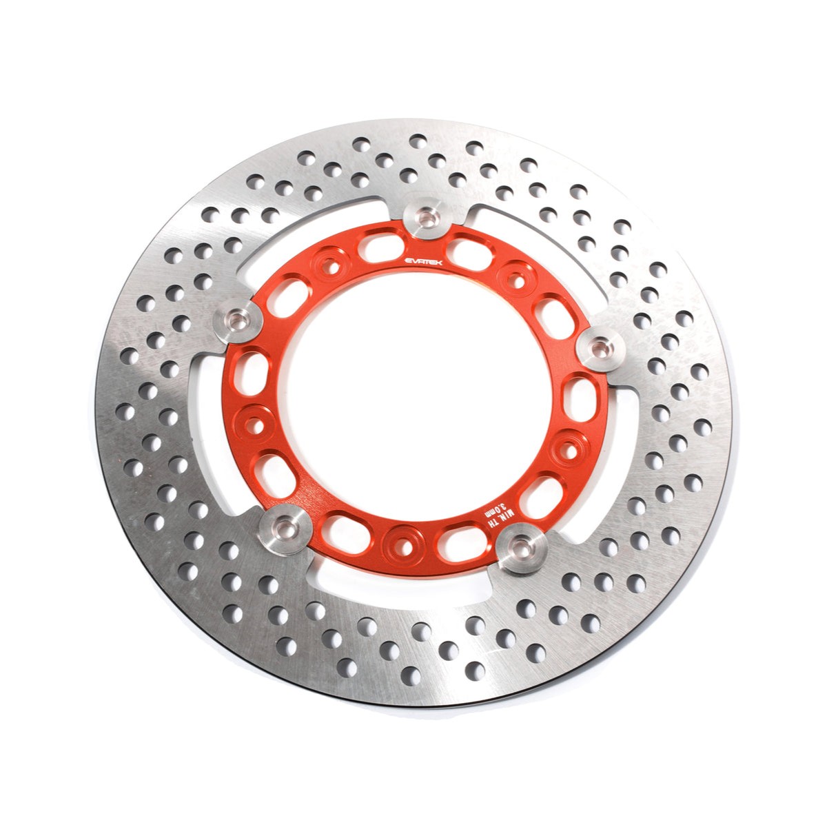 EVATEK(エヴァテック) フロントブレーキ245mm ディスク単品 レッド スーパーカブC125 EVT-3112-RD バイク ディスクローター|パーツダイレクト店
