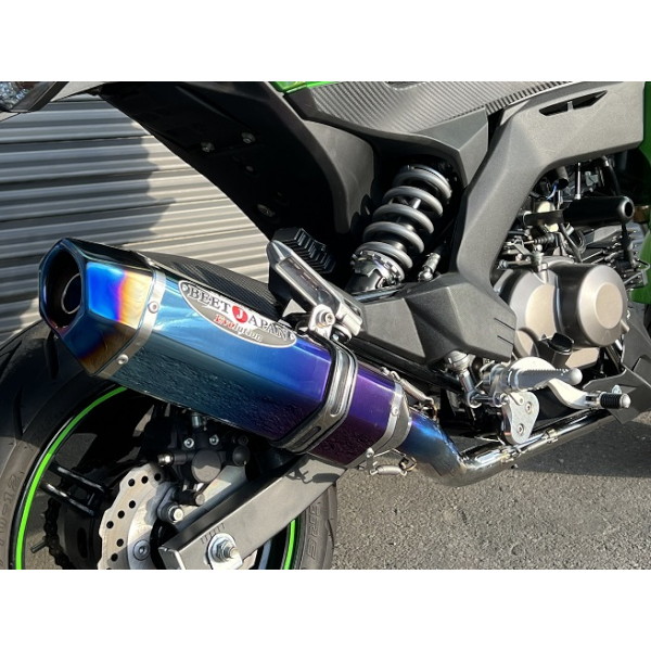 BEET(ビート) NASSERT-Evo Mini フルエキゾーストマフラー クリアチタンサイレンサー Z125 PRO 0255-KD5-50 バイク フルエキゾーストマフラー