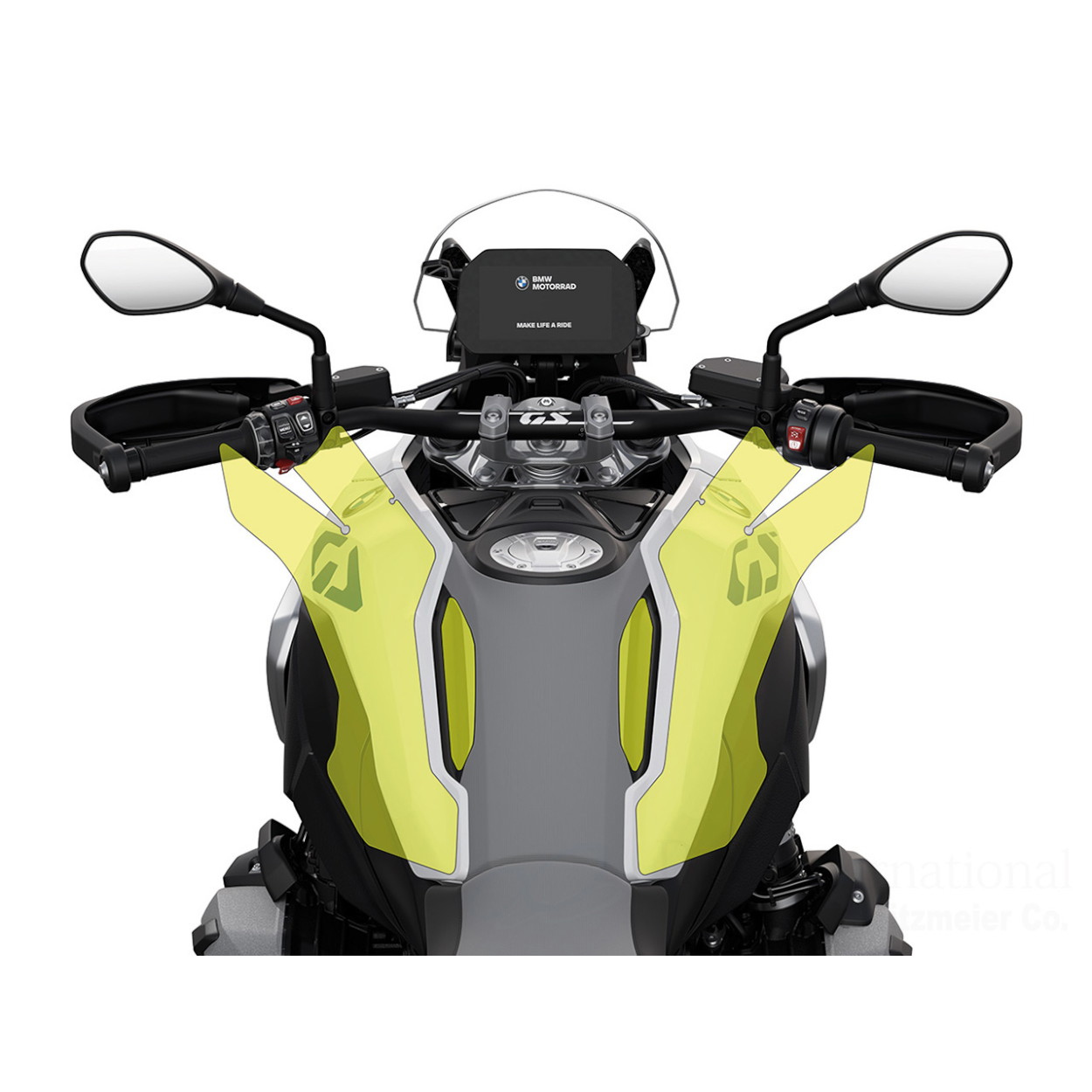Wunderlich(ワンダーリッヒ) タンクプロテクション PremiumShield クリア W13700-400 バイク 外装 タンクパッド