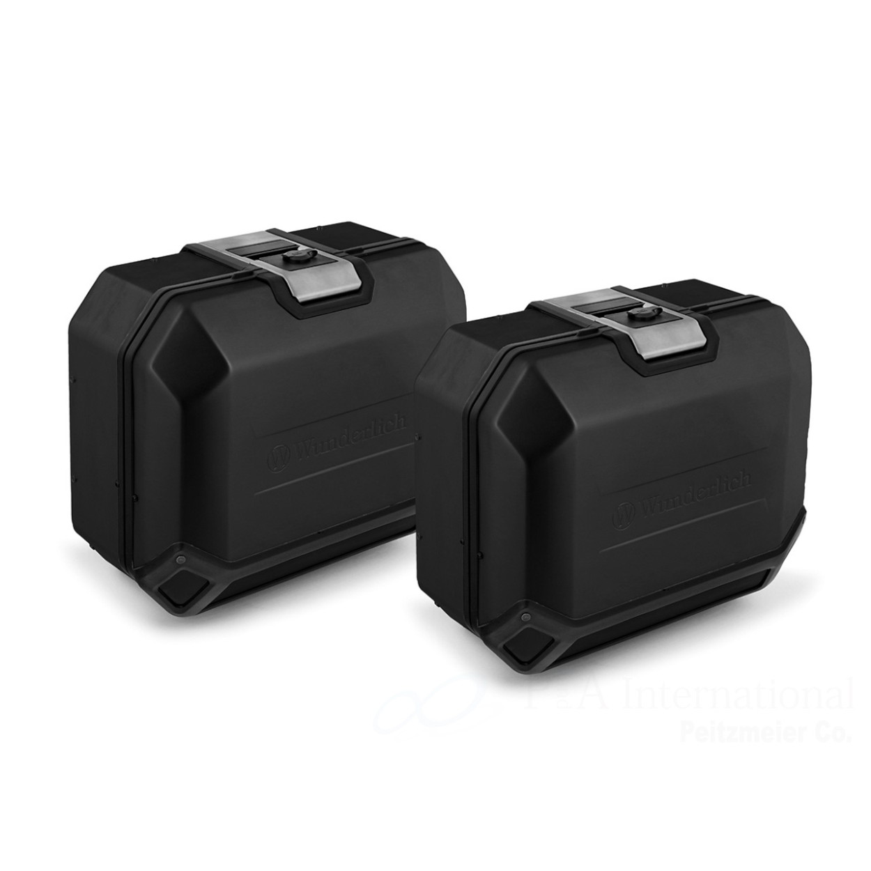 Wunderlich(ワンダーリッヒ) サイドケースセット X-CASE X36 純正キー対応 ブラック W30166-202 バイク