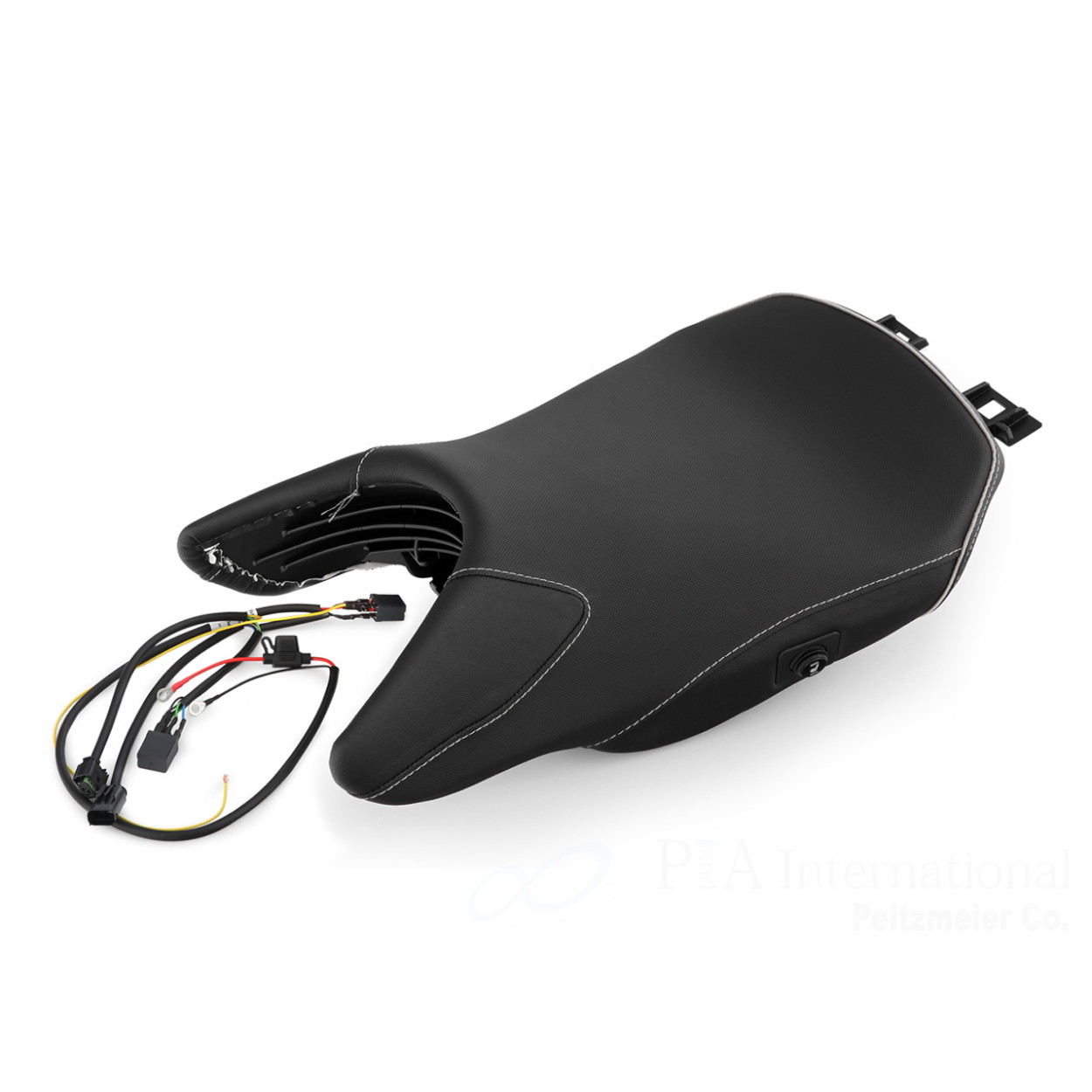 Wunderlich(ワンダーリッヒ) ライダーシート Active Confort with 後付シートヒーター EU標準高 ブラック W30902-012 バイク 外装