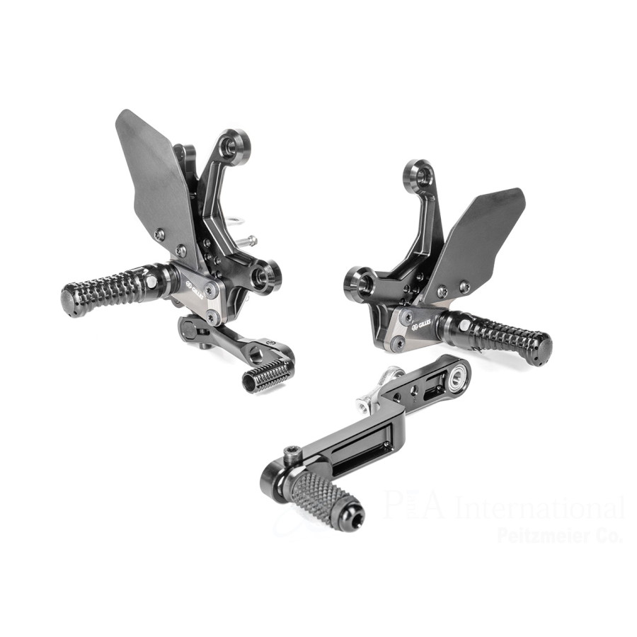 GILLES TOOLING アジャスタブルバックステップ AS31GT3 AS31GT3H14B バイク