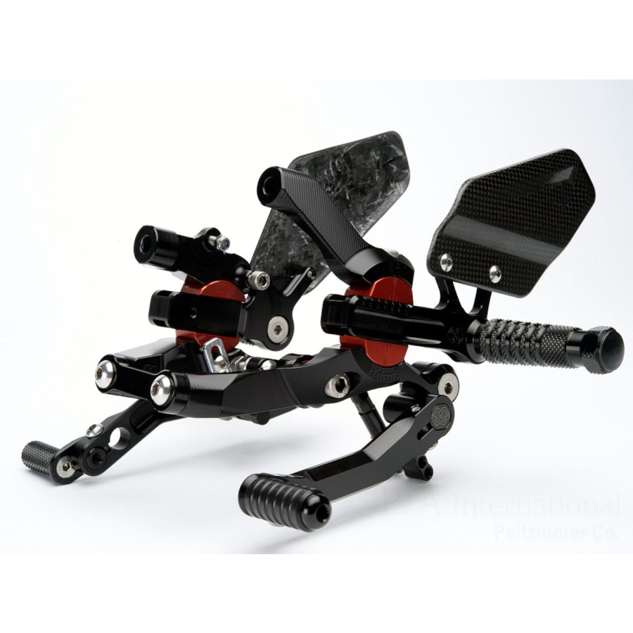 GILLES TOOLING アジャスタブルバックステップ VCR38GT VCRD04-BK バイク｜パーツダイレクト店