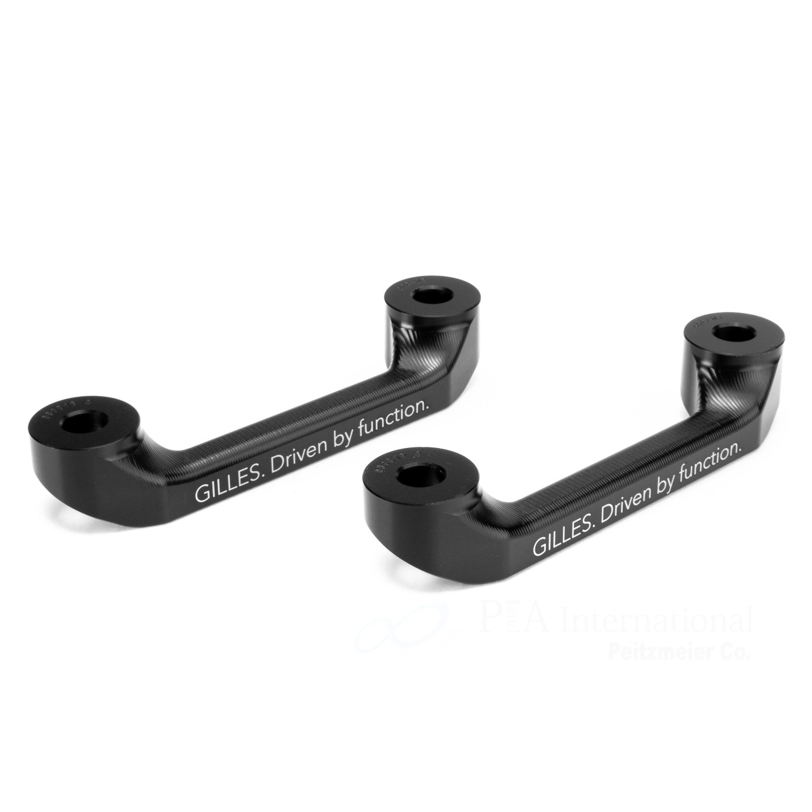 GILLES TOOLING パッセンジャーフットペグカバー ブラック PPC07KITB バイク ステップ・ステップゴム|パーツダイレクト店