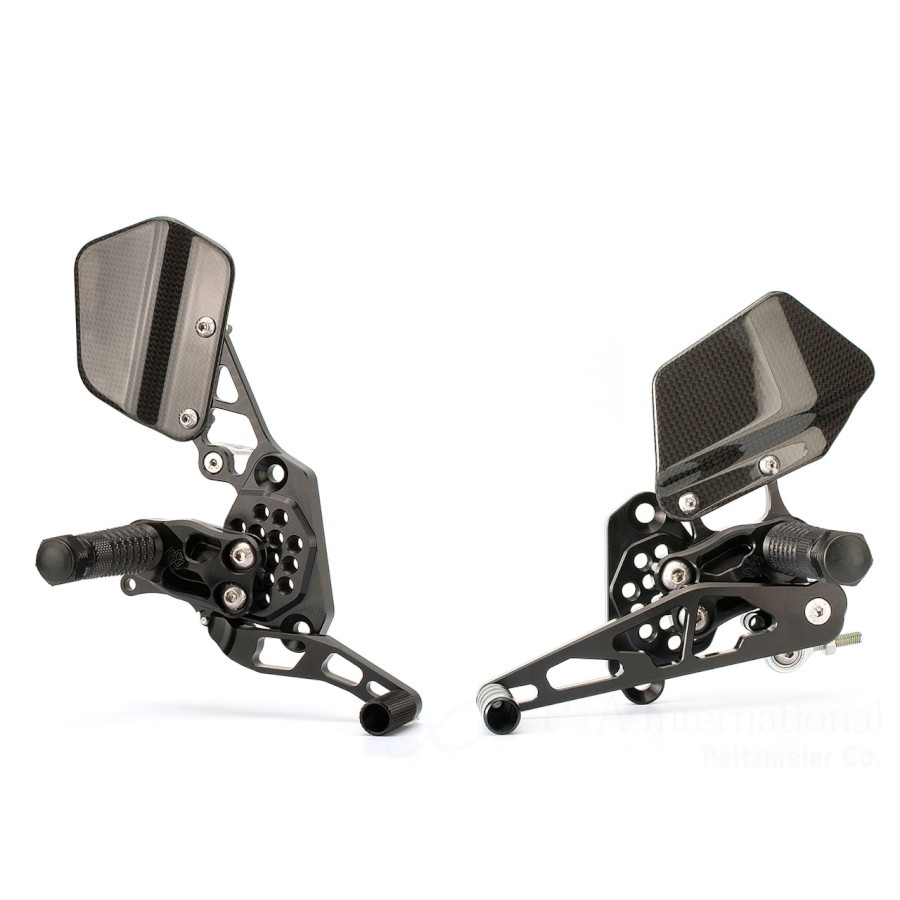GILLES TOOLING アジャスタブルバックステップ AS31S09-BK バイク