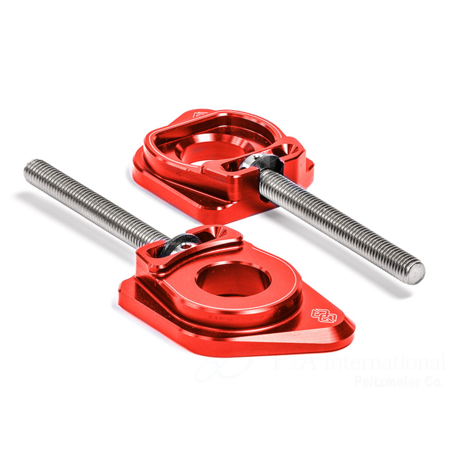 GILLES TOOLING チェーンアジャスター AXB レッド AXBSC77-RD バイク