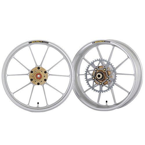 ADVANTAGE EXACT(ｱﾄﾞﾊﾞﾝﾃｰｼﾞ ｲｸﾞｻﾞｸﾄ) EXACT RACING10 フル鍛造マグネシウムホイール シルバー 5410R-K012-SS バイク