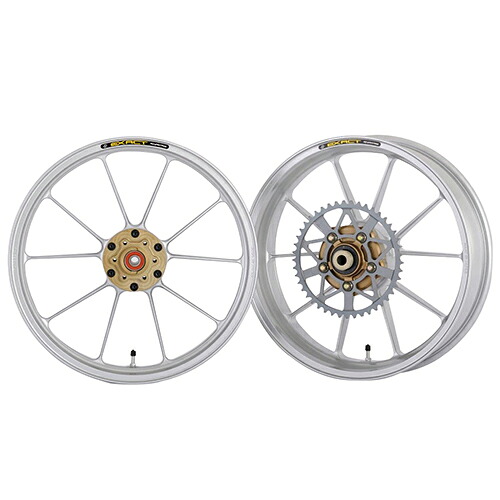 ADVANTAGE EXACT(ｱﾄﾞﾊﾞﾝﾃｰｼﾞ ｲｸﾞｻﾞｸﾄ) EXACT RACING10 フル鍛造マグネシウムホイール シルバー 5410R-S044-SS バイク