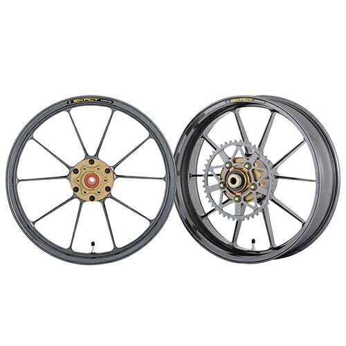 ADVANTAGE EXACT(ｱﾄﾞﾊﾞﾝﾃｰｼﾞ ｲｸﾞｻﾞｸﾄ) EXACT RACING10 フル鍛造マグネシウムホイール ガンメタ 5410R-S051-SR バイク