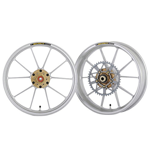 ADVANTAGE EXACT(ｱﾄﾞﾊﾞﾝﾃｰｼﾞ ｲｸﾞｻﾞｸﾄ) EXACT II RACING10 フル鍛造アルミホイール シルバー 5410R-Y049-2SS バイク