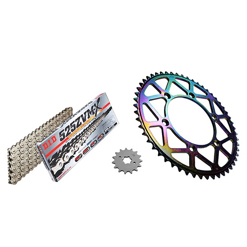 ADVANTAGE XAM&DID ドライブチェーン&前後スプロケットキット(タフライトスチール) シルバー XTK031-S バイク 駆動系セット 28,214円