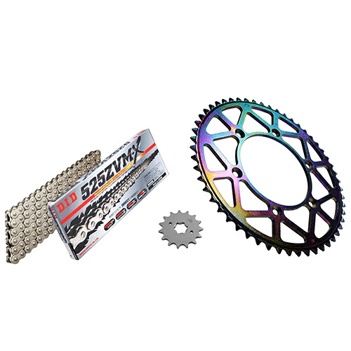 ADVANTAGE XAM&DID ドライブチェーン&前後スプロケットキット(タフライトスチール) シルバー XTK033-S バイク 駆動系セット 28,214円