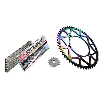 ADVANTAGE XAM&DID ドライブチェーン&前後スプロケットキット(タフライトスチール) スチール XTS018-B バイク 駆動系セット