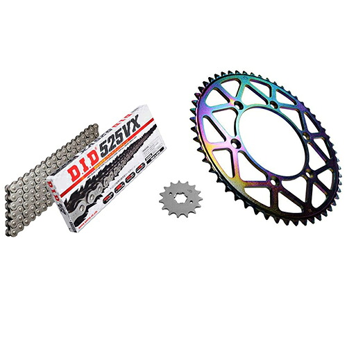 ADVANTAGE XAM&DID ドライブチェーン&前後スプロケットキット(タフライトスチール) スチール XTK035-B バイク 駆動系セット