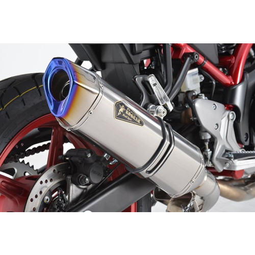 R’s Gear(アールズギア) RS18-T3ST リアルスペック スリップオン チタンポリッシュ バイク スリップオンマフラー・サイレンサー