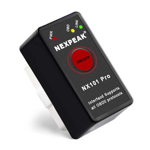 NEXPEAK アンドロイド用診断機 OBD2 Bluetooth版 NXBA2-OBD-KW-1M メーター・テスター