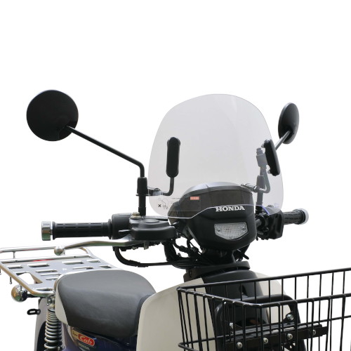 旭風防(af) CUB-F8-P スーパーカブ110プロ(JA61) ショートバイザー クリア バイク 外装