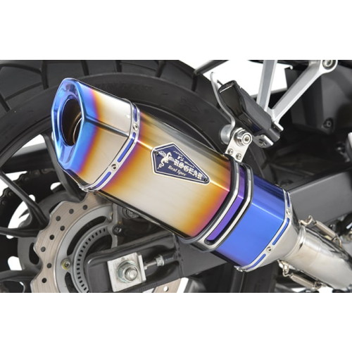 R’s Gear(アールズギア) リアルスペックスリップオン タイプS マフラー チタンドラッグブルー 400X RH43-T3SD バイク スリップオンマフラー・サイレンサー