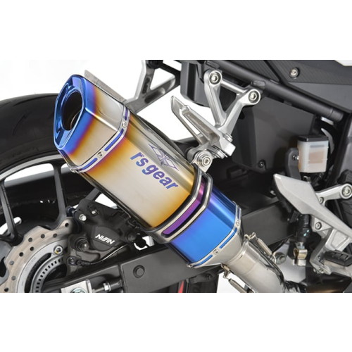 R’s Gear(アールズギア) GPスペック スリップオン タイプS マフラー チタンドラッグブルー CBR400R GH41-T3SD バイク スリップオンマフラー・サイレンサー