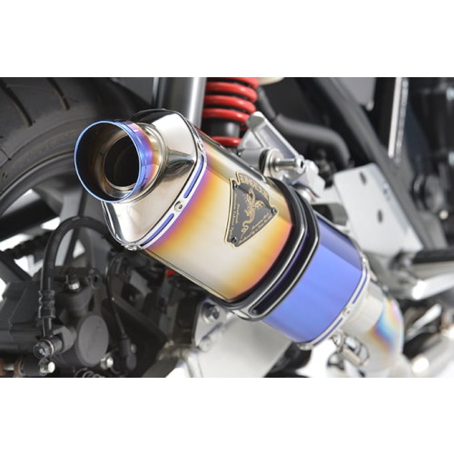 R&rsquo;s Gear(アールズギア) ワイバンシングル フルエキゾースト マフラー チタンドラッグブルー CB400SF/SB WH34-S1SD バイク フルエキゾーストマフラー｜パーツダイレクト店