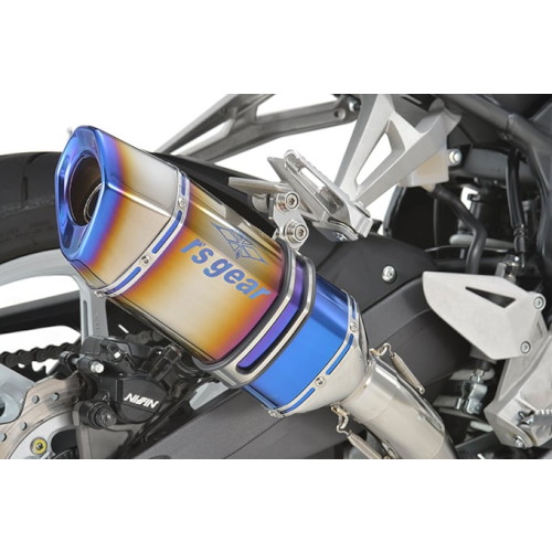 R’s Gear(アールズギア) GPスペック スリップオン タイプS チタンドラッグブルー CBR250RR GH52-T3SD バイク スリップオンマフラー・サイレンサー