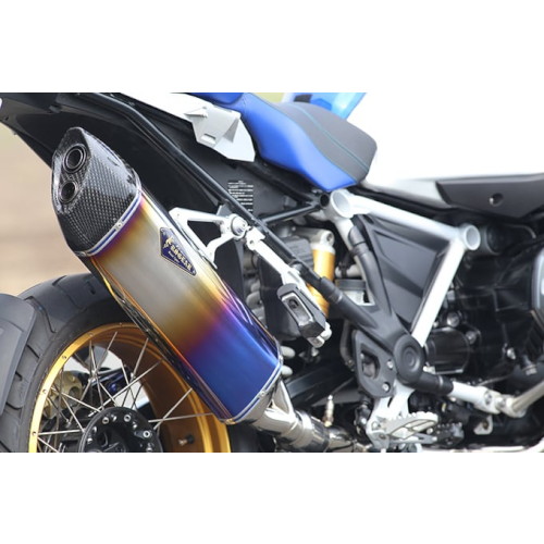 R’s Gear(アールズギア) リアルスペックシングル フルエキゾースト マフラー チタンドラッグブルー R1250GS/GS-ADV(19-) RB22-C1SD バイク フルエキゾーストマフラー|パーツダイレクト店