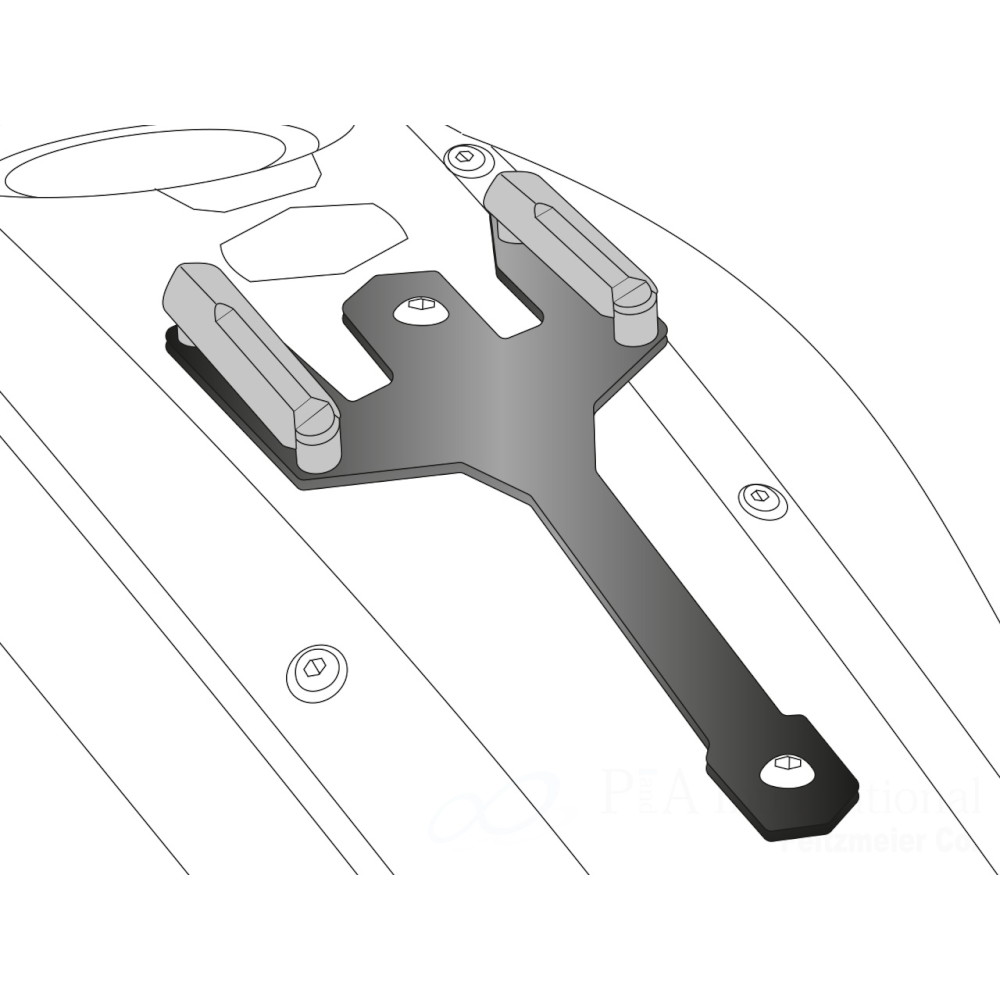 HEPCO&BECKER タンクバッグ用ホルダー タンクリング マルチベーシック 516-4550-0001 バイク フィッティングキット・ステー・ベース