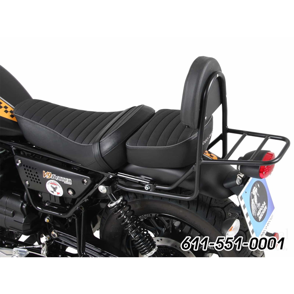 HEPCO&BECKER(ヘプコ&ベッカー) シーシーバー (リアラックあり) V9 Roamer/Bobber/Specail Edition 611-551-0001 バイク 外装 タンデムバー・バックレスト