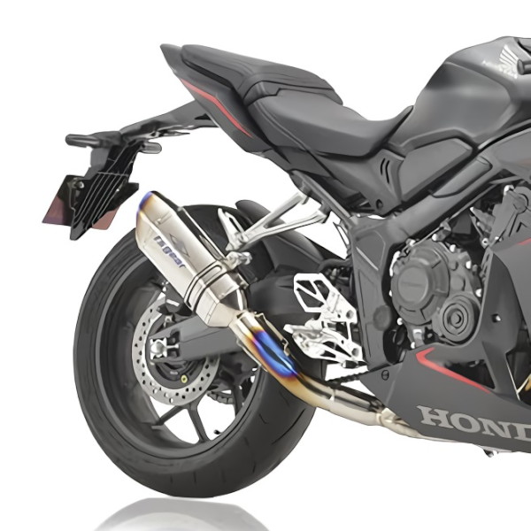 R’s Gear(アールズギア) GPスペック フルエキゾーストマフラー シングル チタンポリッシュ CBR650R/CB650R GH58-T1ST バイク フルエキゾーストマフラー