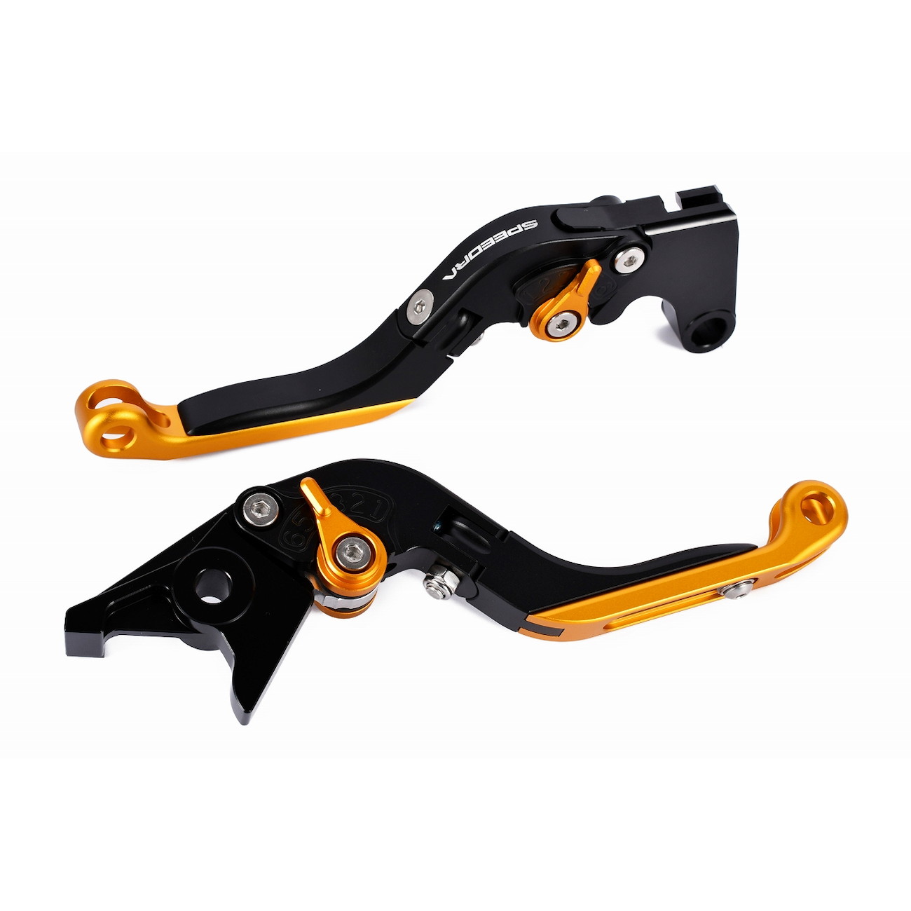 SPEEDRA アジャストレバー 可倒延長式(レバー/マットブラック アジャスター/マットゴールド エクステンション/マットグリーン) LVGM089BK-GDGN バイク 12,540円