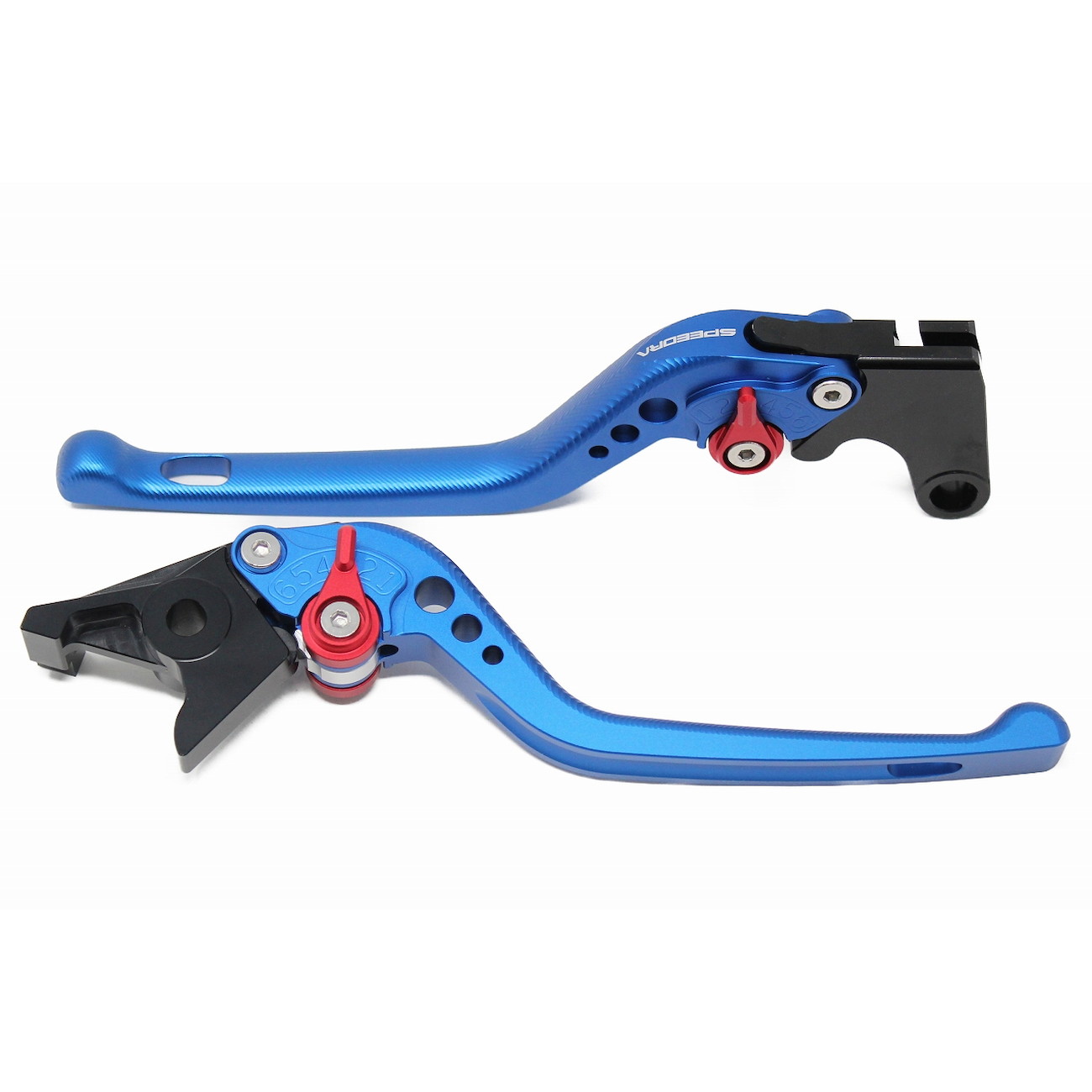 SPEEDRA アジャストレバー 3Dロング(レバー/マットブルー アジャスター/マットブルー) LVEM090BE-BE バイク｜パーツダイレクト店 9,856円