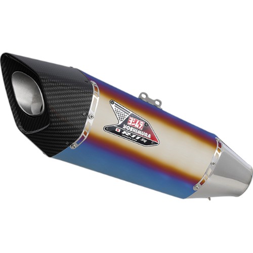 ヨシムラ(YOSHIMURA) 機械曲 R-11Sq R チタンサイクロン 2本出し 政府認証 チタンブルーカバー/ファイヤースペック ハヤブサ(21-25) 110-592FA16G1 バイク フルエキゾーストマフラー 261,360円
