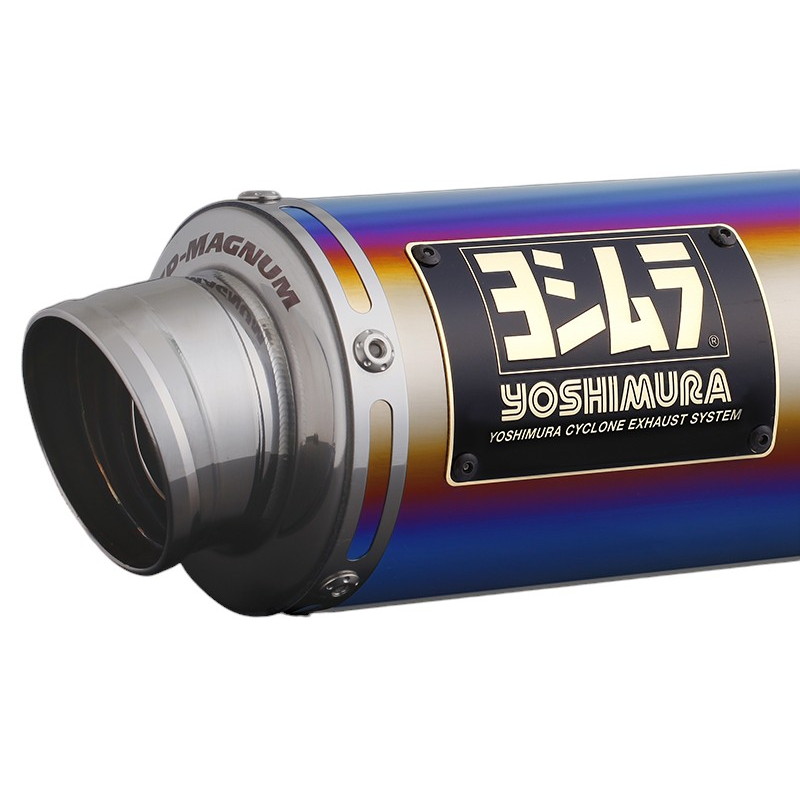 ヨシムラ(YOSHIMURA) スリップオンマフラー GP-MAGNUM105 サイクロン チタンブルーカバー(STB) スピード400(2024) 110A-674-5U80B バイク スリップオンマフラー・サイレンサー