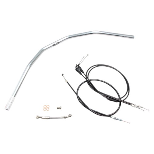 HURRICANE スーパートラッカー ハンドルSET クロームメッキ H309-032C バイク ハンドルバー｜パーツダイレクト店