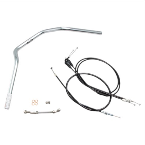 HURRICANE POLICE 3型 ハンドルSET クロームメッキ H309-067C バイク ハンドルバー